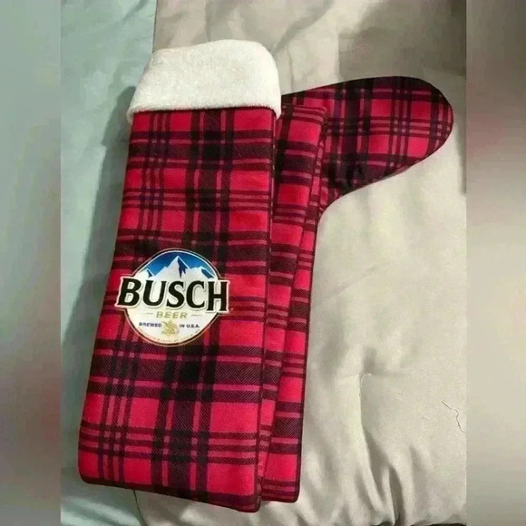 Busch Beer 5’ Long Beer Can Cooler Christmas Stocking - Picture 1 of 4